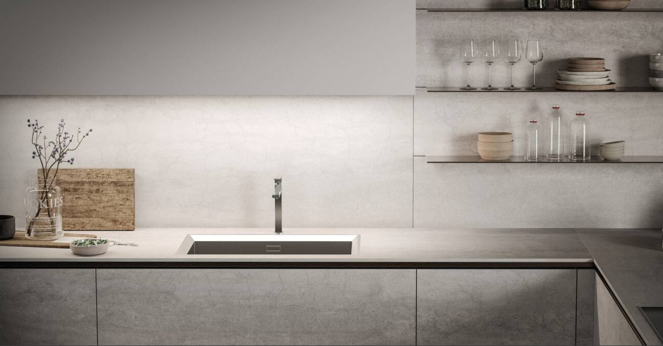 Laminam Pietra di Savoia Perla Bocciardata BUSH HAMMERED